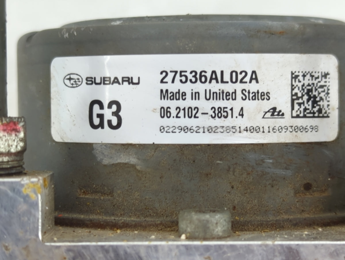 2014-2016 Lincoln Mkz Anti-Lock Brake ABS Pump Module Actuator OEM P/N:06.2101-3851.4 27536AL02A Fits Fits 2014 2015 2016 OE