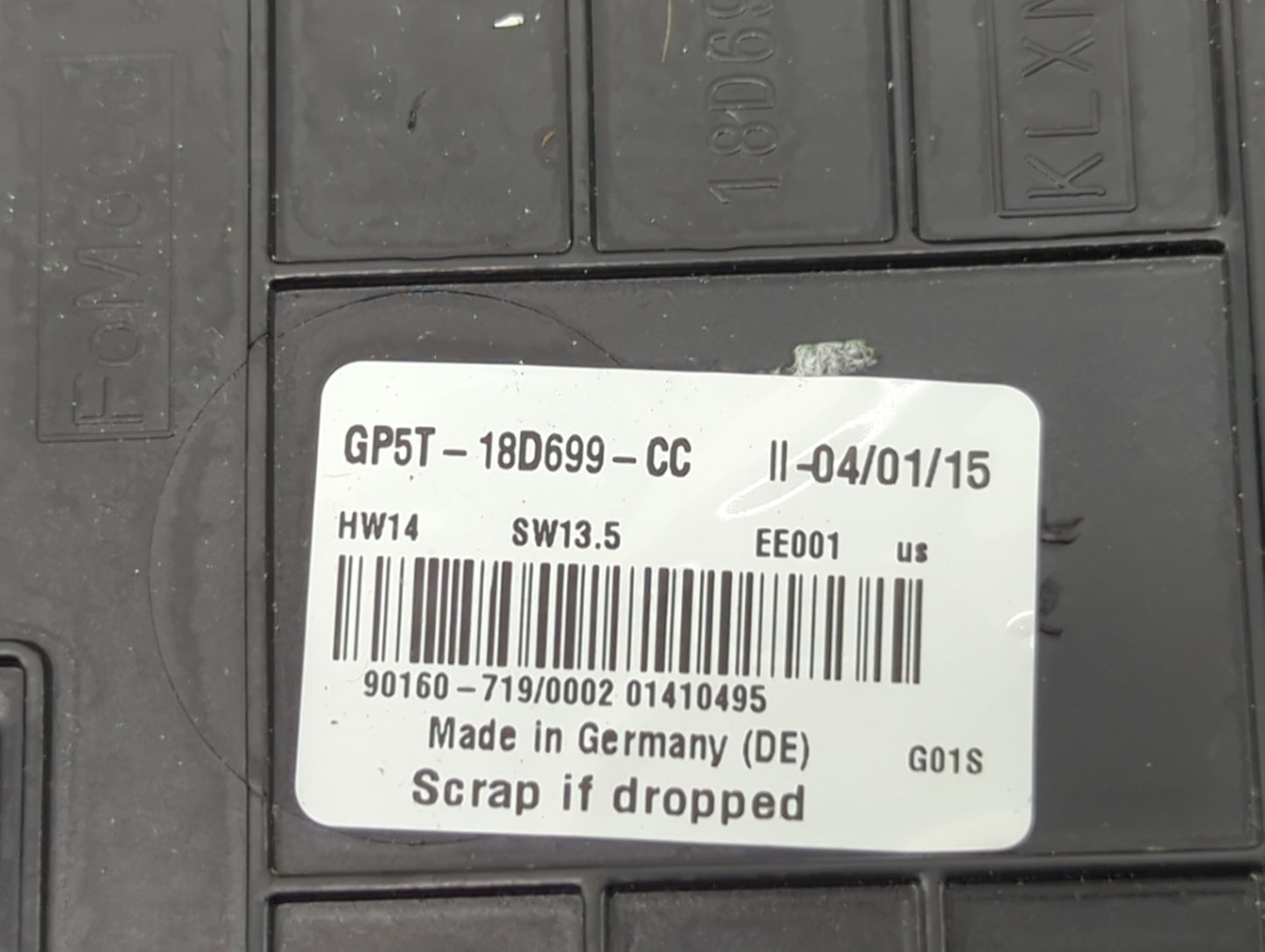 2014-2014 Lincoln Mkz Radio Control Panel 1489031 - Oemusedautoparts1.com
