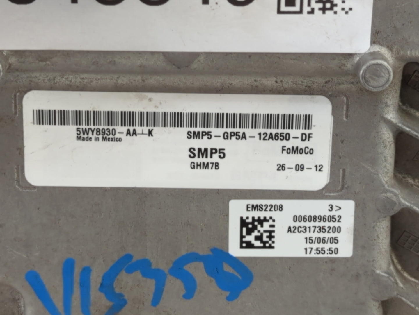 2016 Lincoln Mkz PCM Engine Control Computer ECU ECM PCU OEM P/N:GP5A-12A650-DF GP5A-12A650-PB, GP5A-12A650-NC Fits OEM Used