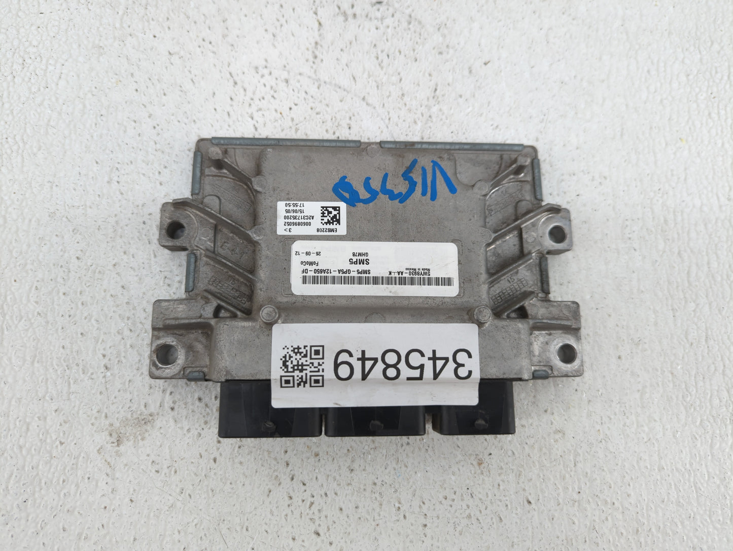 2016 Lincoln Mkz PCM Engine Control Computer ECU ECM PCU OEM P/N:GP5A-12A650-DF GP5A-12A650-PB, GP5A-12A650-NC Fits OEM Used