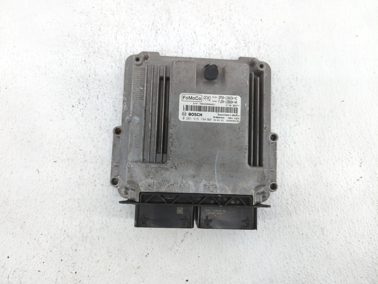 2016 Lincoln Mkz PCM Engine Control Computer ECU ECM PCU OEM P/N:GP5A-12A650-DF GP5A-12A650-PB, GP5A-12A650-NC Fits OEM Used