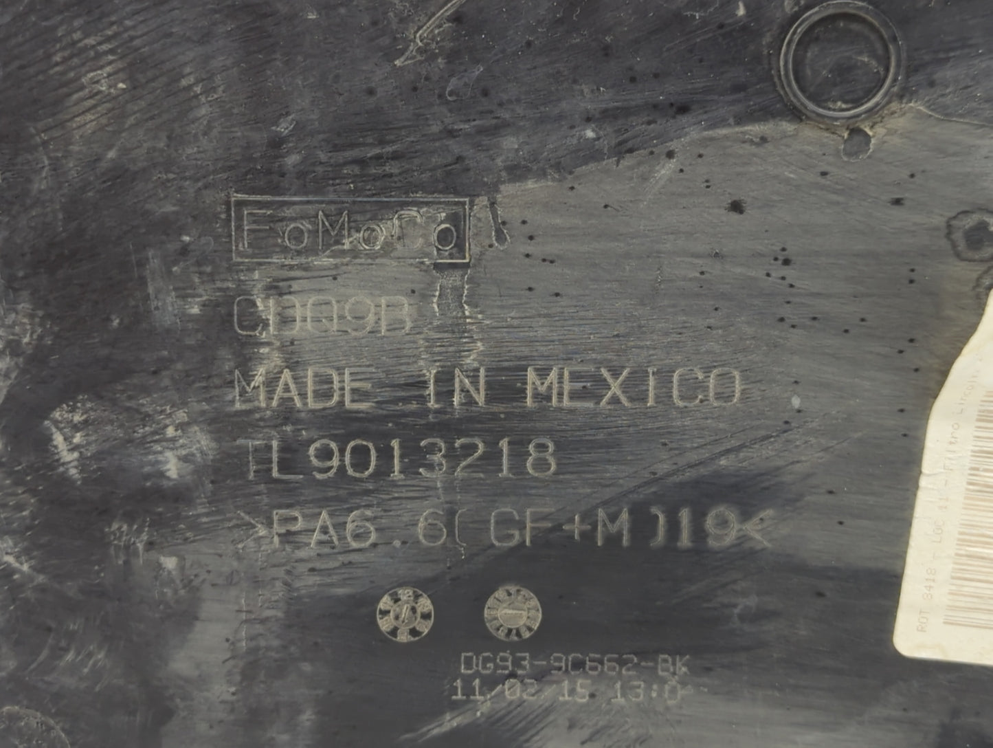 2016 Lincoln Mkz Engine Cover - Oemusedautoparts1.com