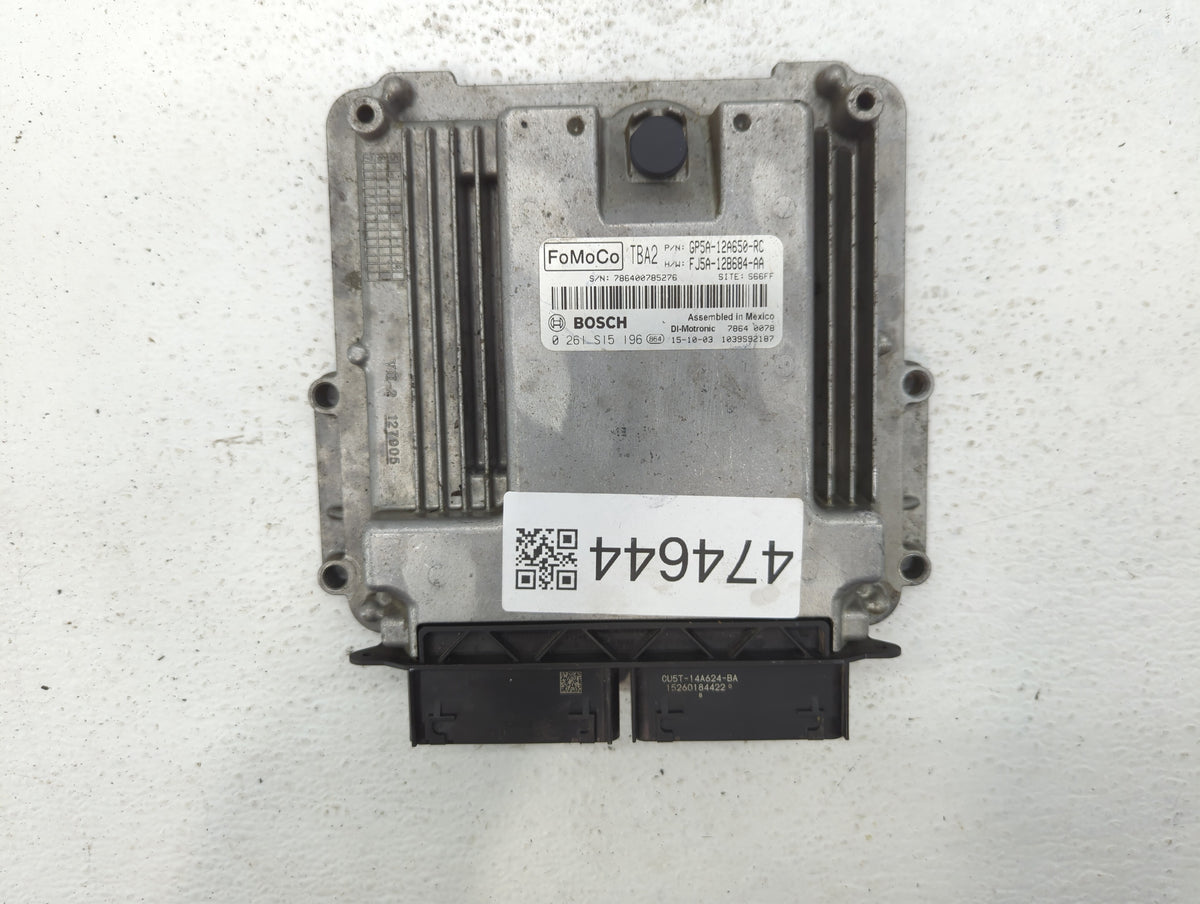 2016 Lincoln Mkz PCM Engine Control Computer ECU ECM PCU OEM P/N:GP5A-12650-RC GP5A-12A650-NB, FJ5A-12B684-AA, GP5A-12A650-M