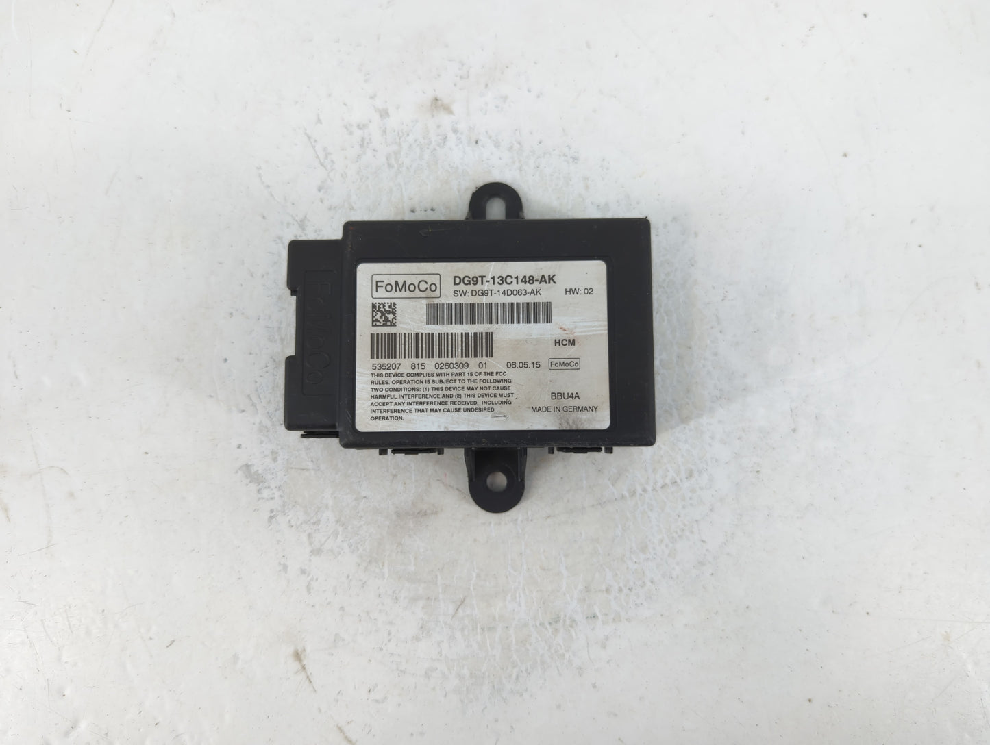 2016 Lincoln Mkz Headlamp Control Module Dg9t-13c148-ak - Oemusedautoparts1.com