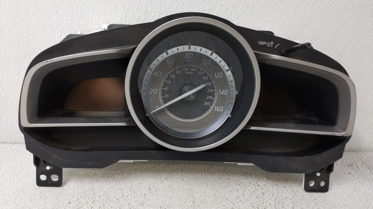2014 Mazda 3 Instrument Cluster Speedometer Gauges P/N:HABHN1F CBJS9D, HABHN1B Miles: Fits OEM Used Auto Parts - Oemusedauto