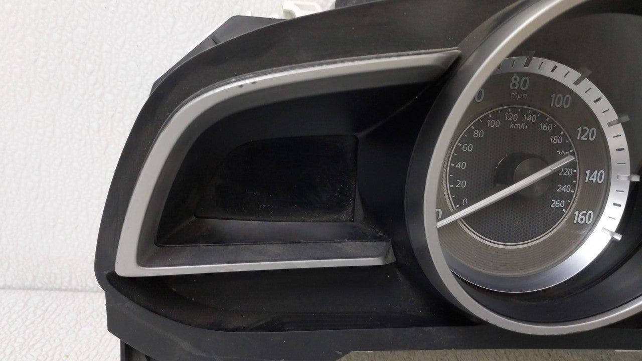 2014 Mazda 3 Instrument Cluster Speedometer Gauges P/N:HABHN1F CBJS9D, HABHN1B Miles: Fits OEM Used Auto Parts - Oemusedauto