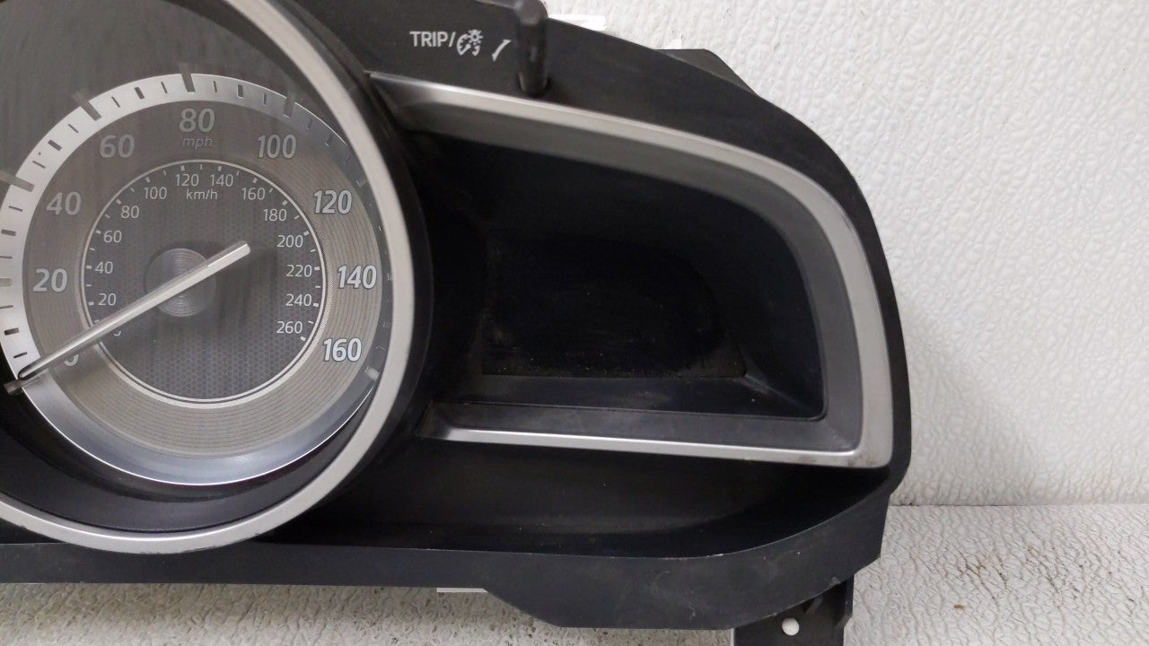 2014 Mazda 3 Instrument Cluster Speedometer Gauges P/N:HABHN1F CBJS9D, HABHN1B Miles: Fits OEM Used Auto Parts - Oemusedauto