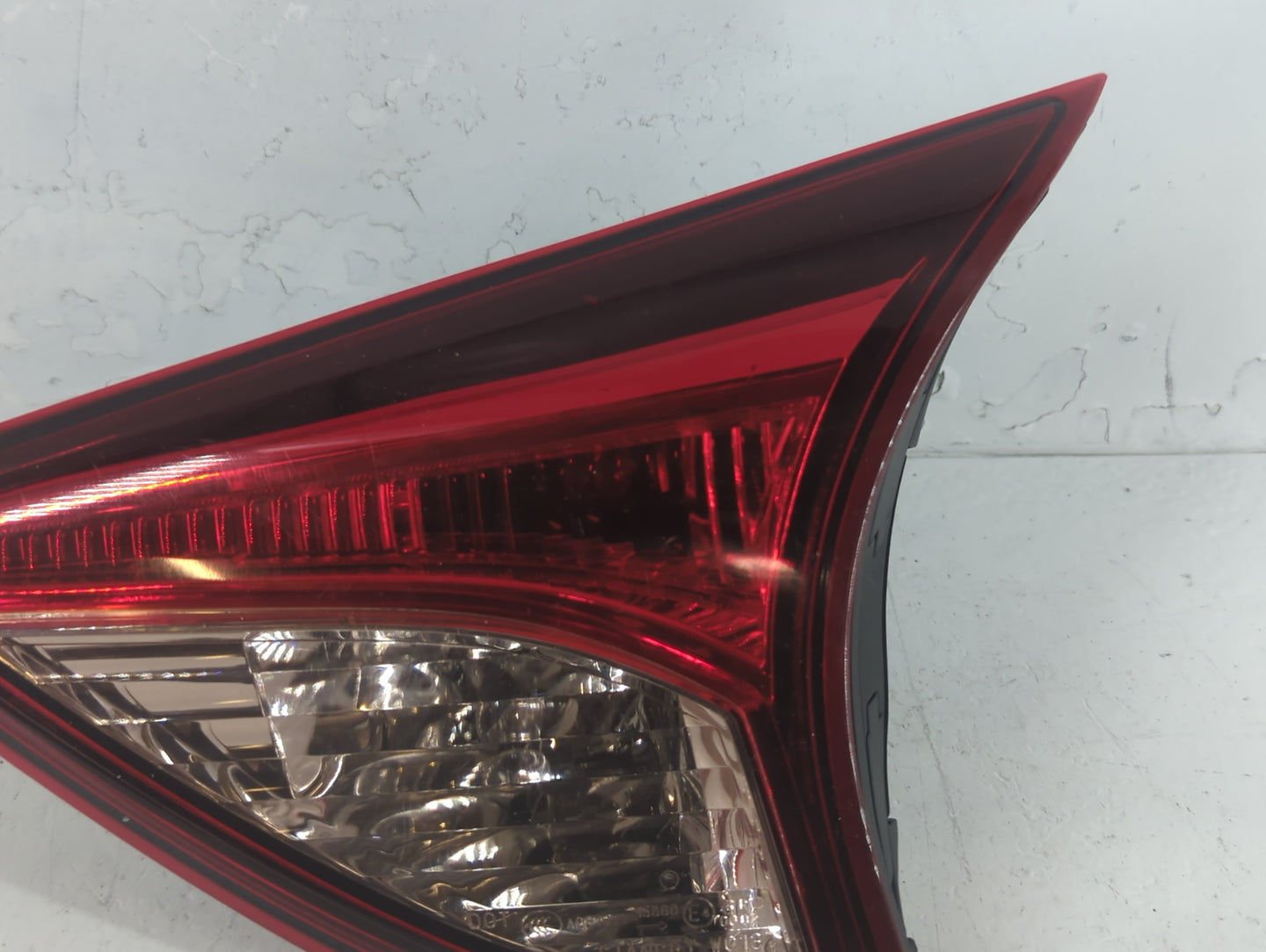 2014-2018 Mazda 3 Tail Light Assembly Driver Left OEM P/N:K2442 Fits Fits 2014 2015 2016 2017 2018 OEM Used Auto Parts - Oem
