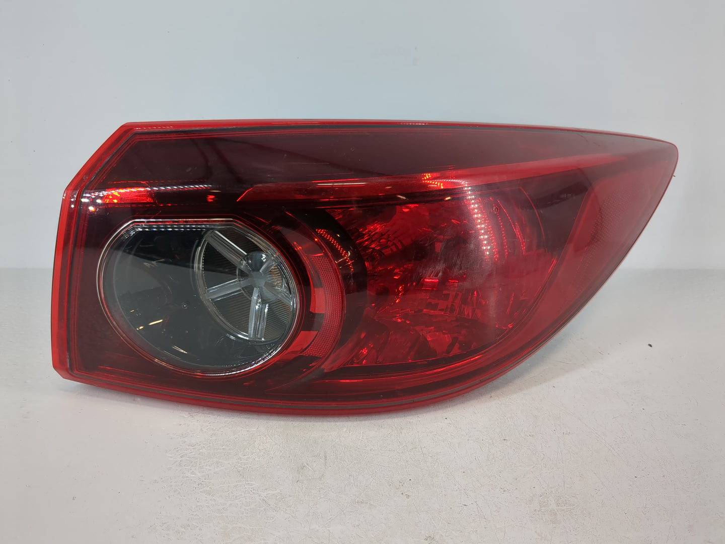 2014-2018 Mazda 3 Tail Light Assembly Driver Left OEM P/N:BHN1-51150 Fits Fits 2014 2015 2016 2017 2018 OEM Used Auto Parts 