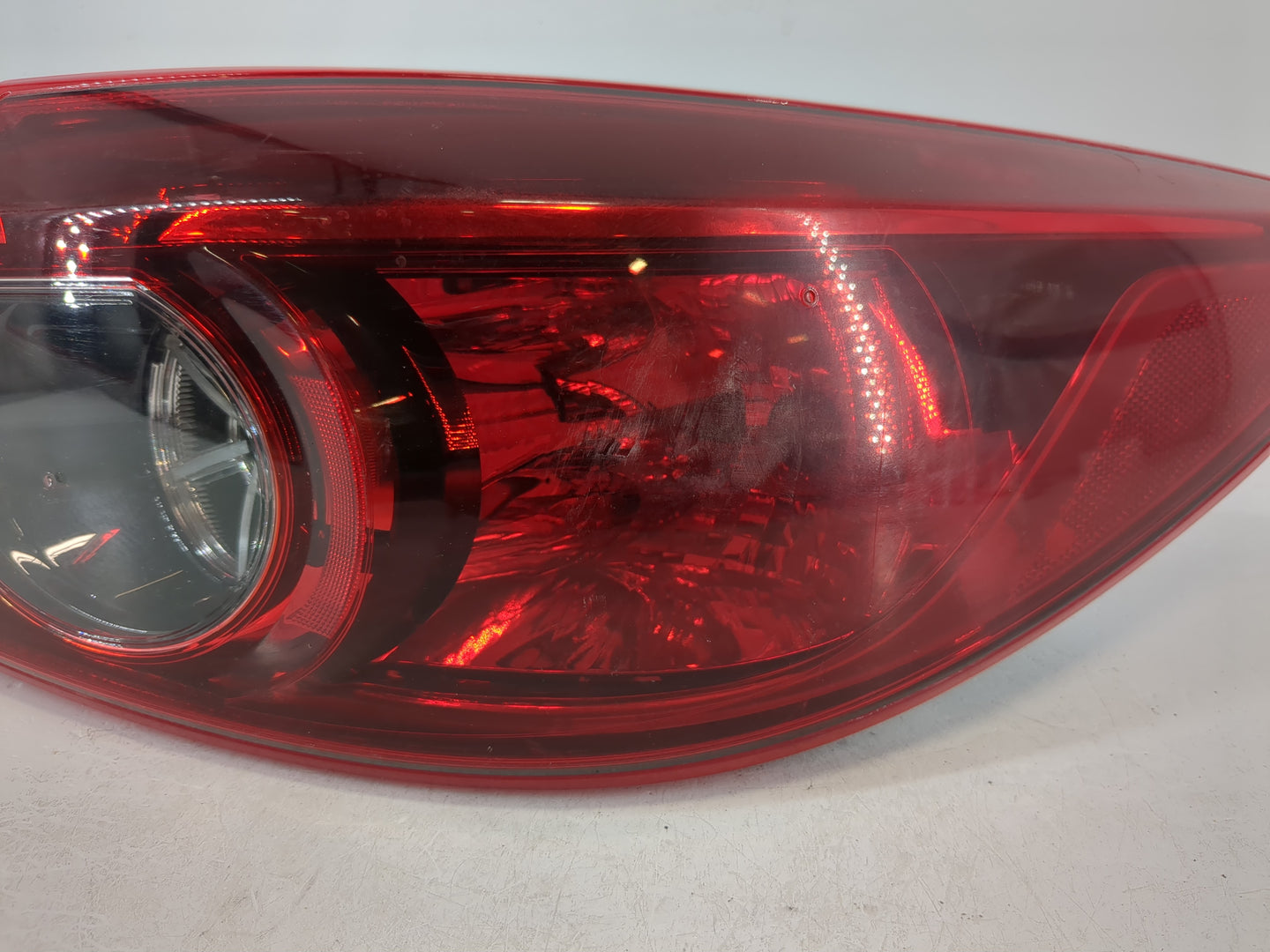 2014-2018 Mazda 3 Tail Light Assembly Driver Left OEM P/N:BHN1-51150 Fits Fits 2014 2015 2016 2017 2018 OEM Used Auto Parts 