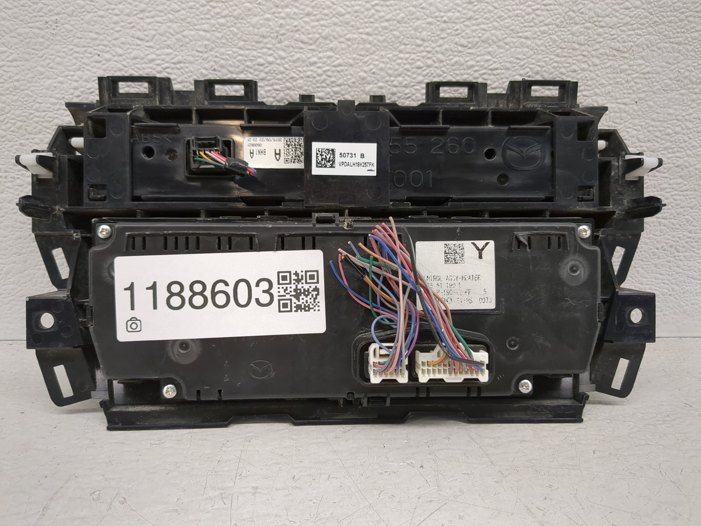 2014-2016 Mazda 3 Climate Control Module Temperature AC/Heater Replacement Fits Fits 2014 2015 2016 OEM Used Auto Parts - Oe