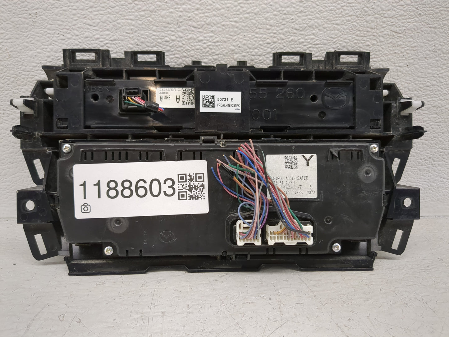 2014-2016 Mazda 3 Climate Control Module Temperature AC/Heater Replacement Fits Fits 2014 2015 2016 OEM Used Auto Parts - Oe