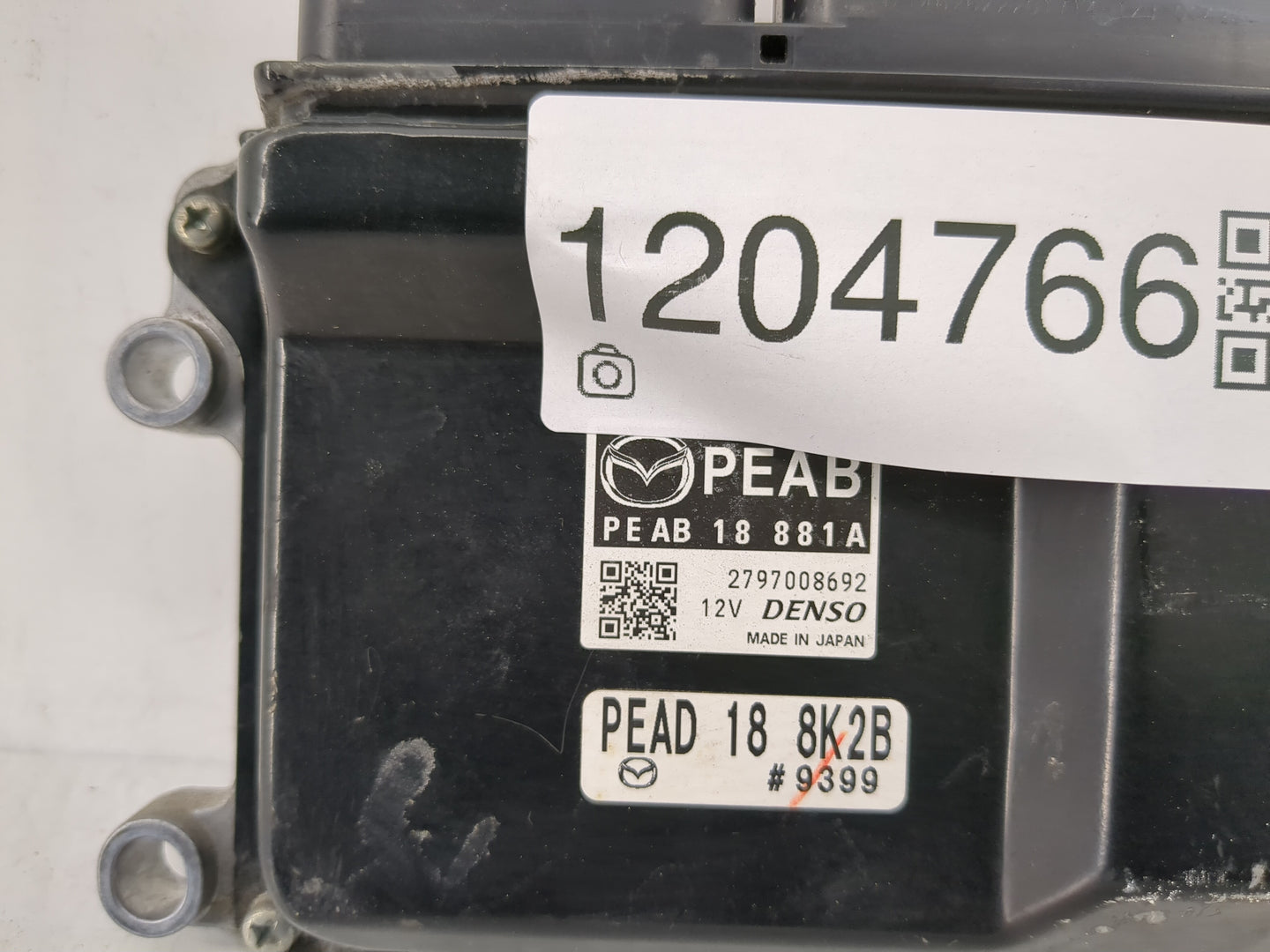 2014-2016 Mazda 3 PCM Engine Control Computer ECU ECM PCU OEM P/N:PE AB 18 881A Fits Fits 2014 2015 2016 OEM Used Auto Parts