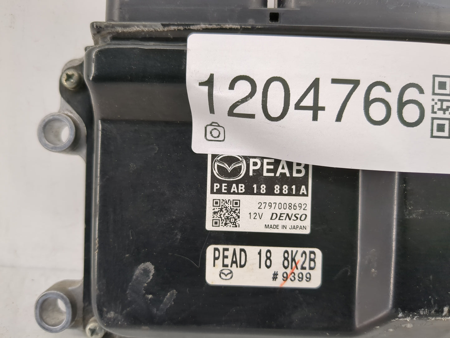 2014-2016 Mazda 3 PCM Engine Control Computer ECU ECM PCU OEM P/N:PE AB 18 881A Fits Fits 2014 2015 2016 OEM Used Auto Parts