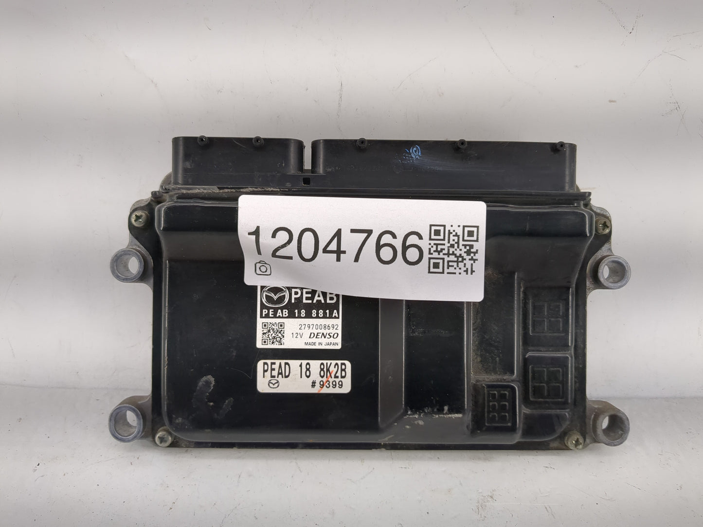 2014-2016 Mazda 3 PCM Engine Control Computer ECU ECM PCU OEM P/N:PE AB 18 881A Fits Fits 2014 2015 2016 OEM Used Auto Parts