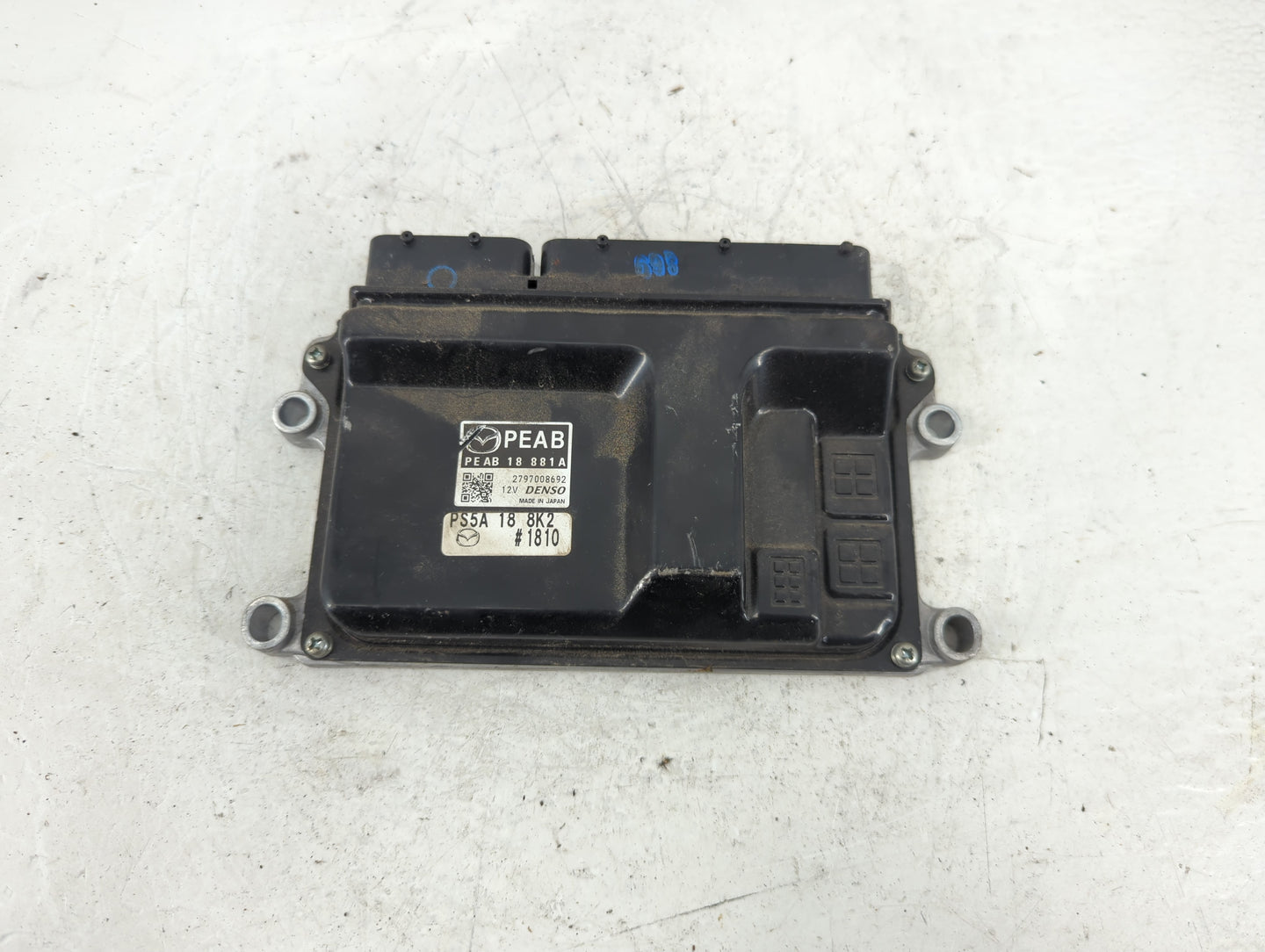 2014-2016 Mazda 3 PCM Engine Control Computer ECU ECM PCU OEM P/N:PE AB 18 881A Fits Fits 2014 2015 2016 OEM Used Auto Parts