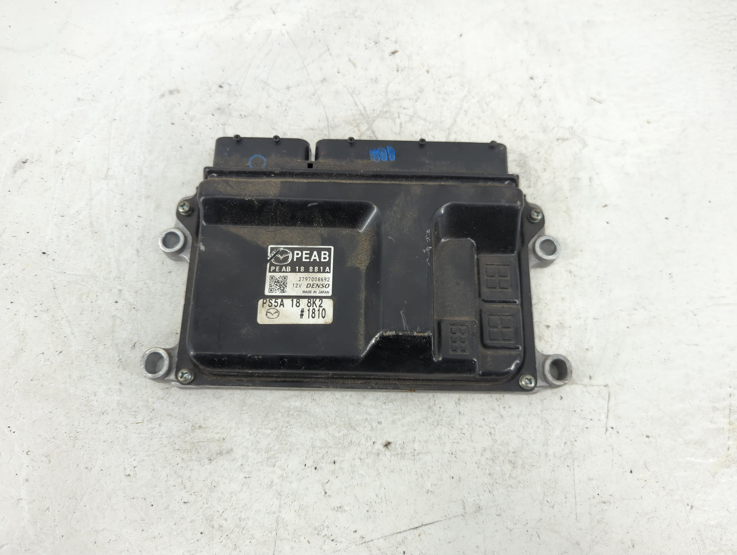 2014-2016 Mazda 3 PCM Engine Control Computer ECU ECM PCU OEM P/N:PE AB 18 881A Fits Fits 2014 2015 2016 OEM Used Auto Parts