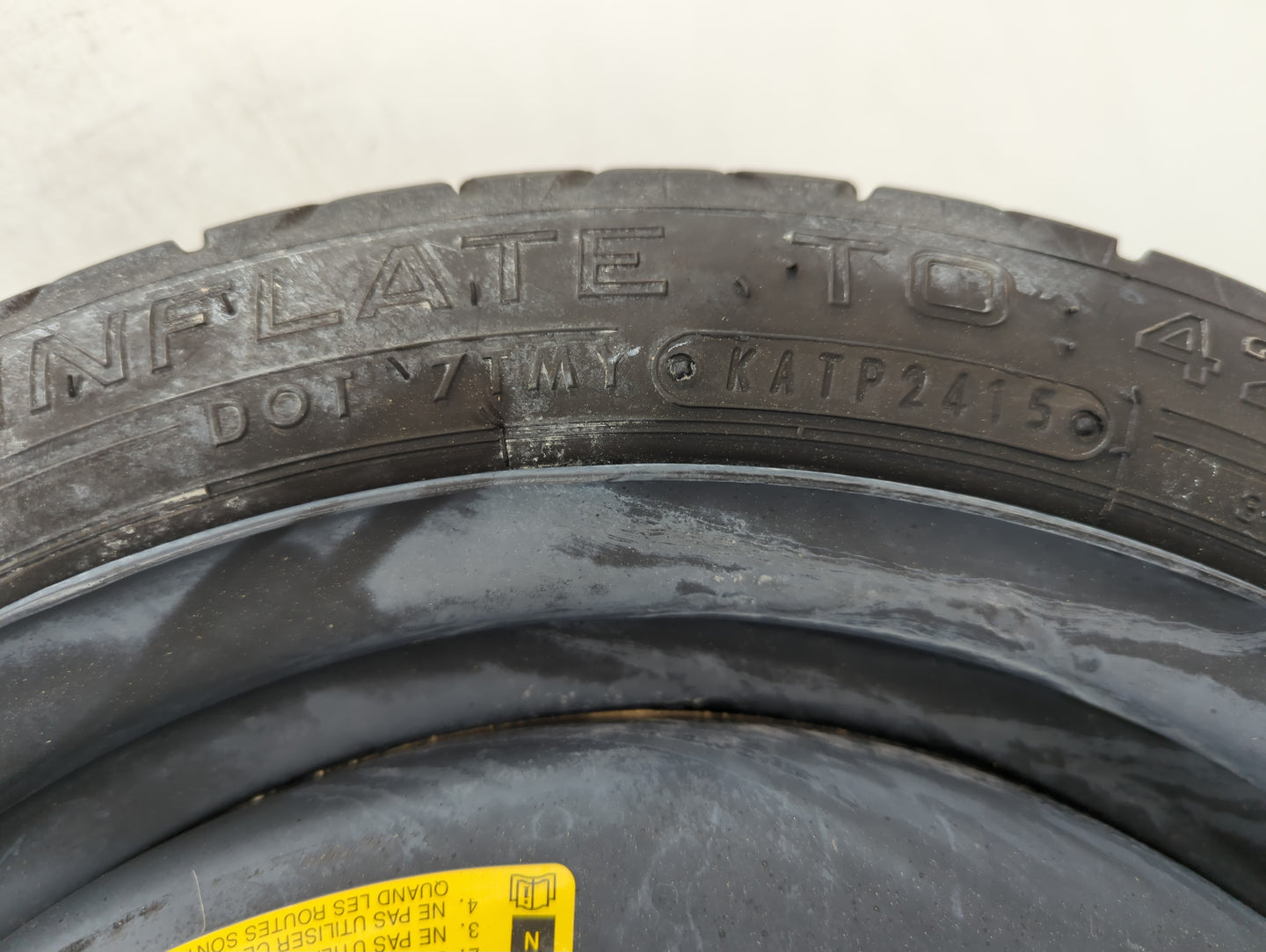 2014-2018 Mazda 3 Spare Donut Tire Wheel Rim Oem - Oemusedautoparts1.com