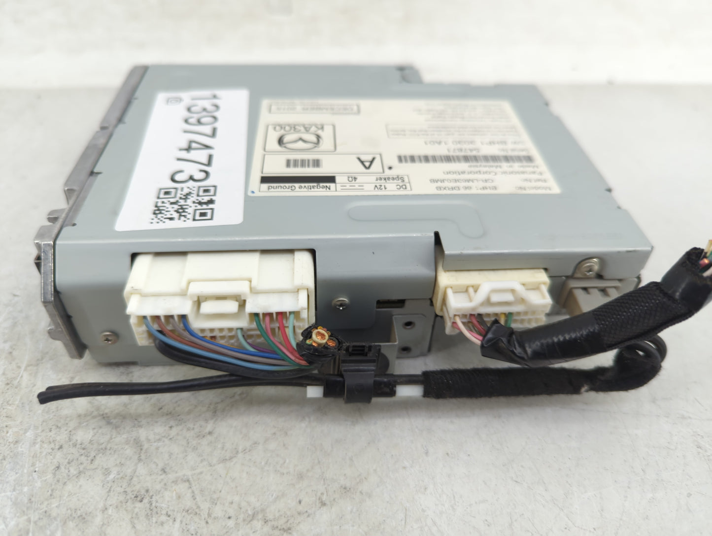 2014-2018 Mazda 3 Radio AM FM Cd Player Receiver Replacement P/N:BHP166DRXB Fits Fits 2014 2015 2016 2017 2018 OEM Used Auto