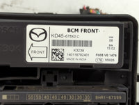 2014-2016 Mazda 3 Fusebox Fuse Box Panel Relay Module P/N:KD45-675X0 C Fits Fits 2014 2015 2016 OEM Used Auto Parts - Oemuse