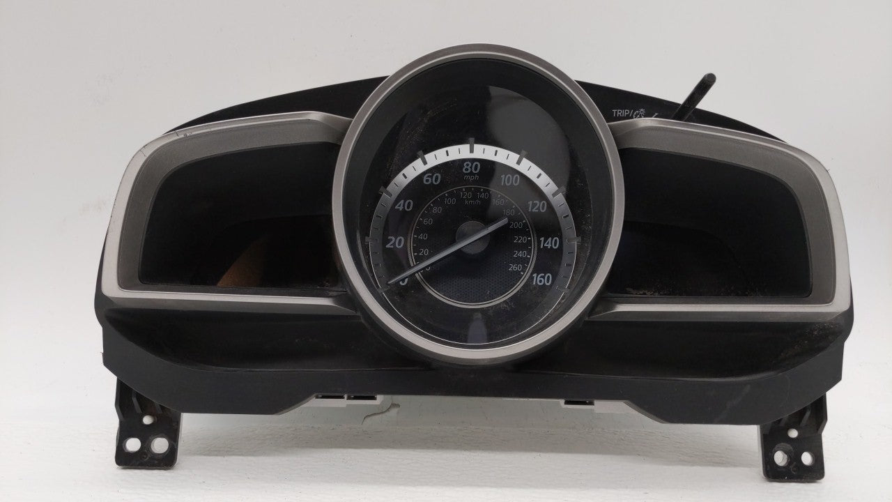 2014 Mazda 3 Instrument Cluster Speedometer Gauges P/N:BHR1 55 430 Fits OEM Used Auto Parts - Oemusedautoparts1.com