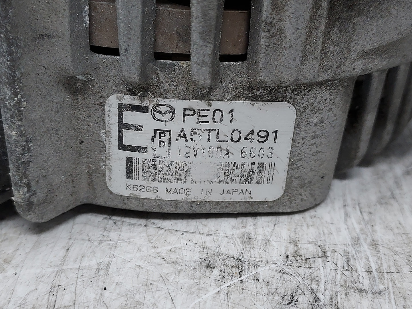 2014 Mazda 3 Alternator Replacement Generator Charging Assembly Engine OEM P/N:PEDD A5TL0491 P53N A5T J0591 AX Fits Fits 201