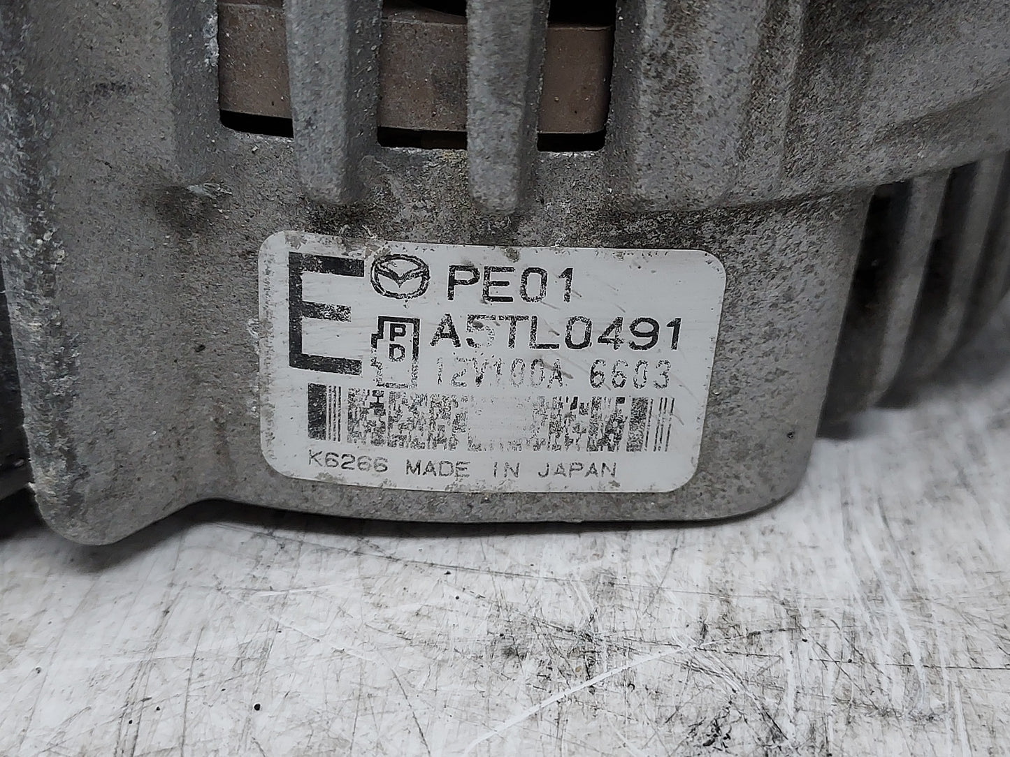 2014 Mazda 3 Alternator Replacement Generator Charging Assembly Engine OEM P/N:PEDD A5TL0491 P53N A5T J0591 AX Fits Fits 201