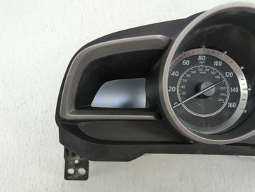 2014 Mazda 3 Instrument Cluster Speedometer Gauges P/N:BJS7 55 430 HABHN1F, CBJS9D, HABHN1B Fits OEM Used Auto Parts