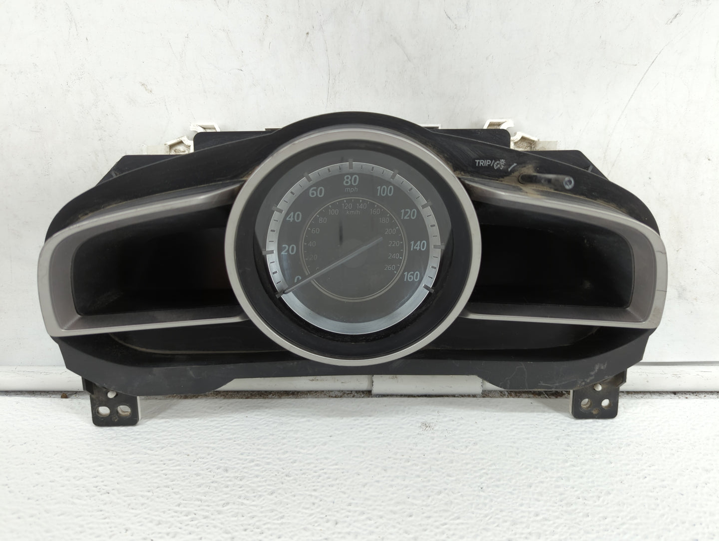 2014 Mazda 3 Instrument Cluster Speedometer Gauges P/N:BJS7 55 430 HABHN1F, CBJS9D, HABHN1B Fits OEM Used Auto Parts - Oemus
