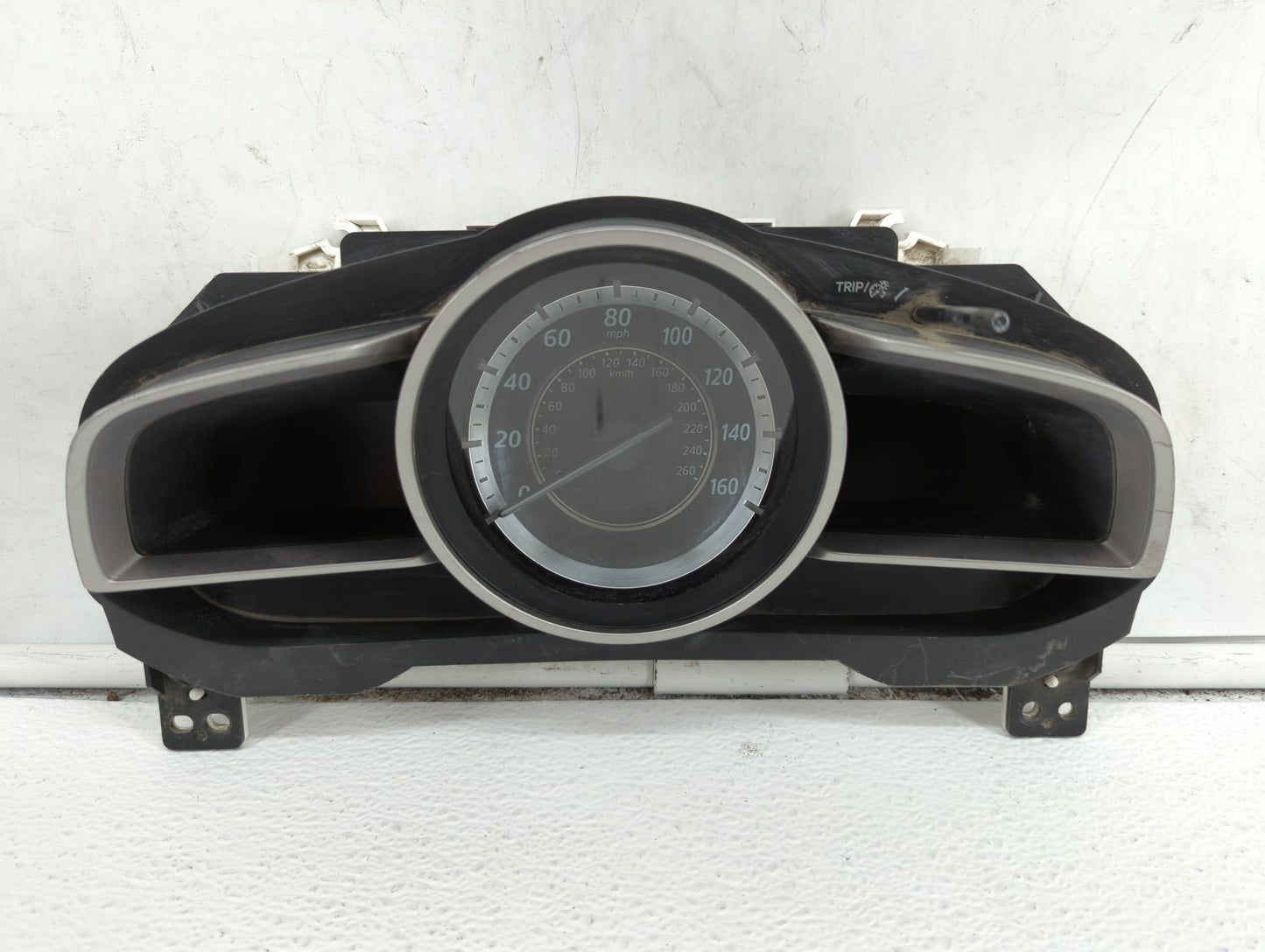 2014 Mazda 3 Instrument Cluster Speedometer Gauges P/N:BJS7 55 430 HABHN1F, CBJS9D, HABHN1B Fits OEM Used Auto Parts - Oemus