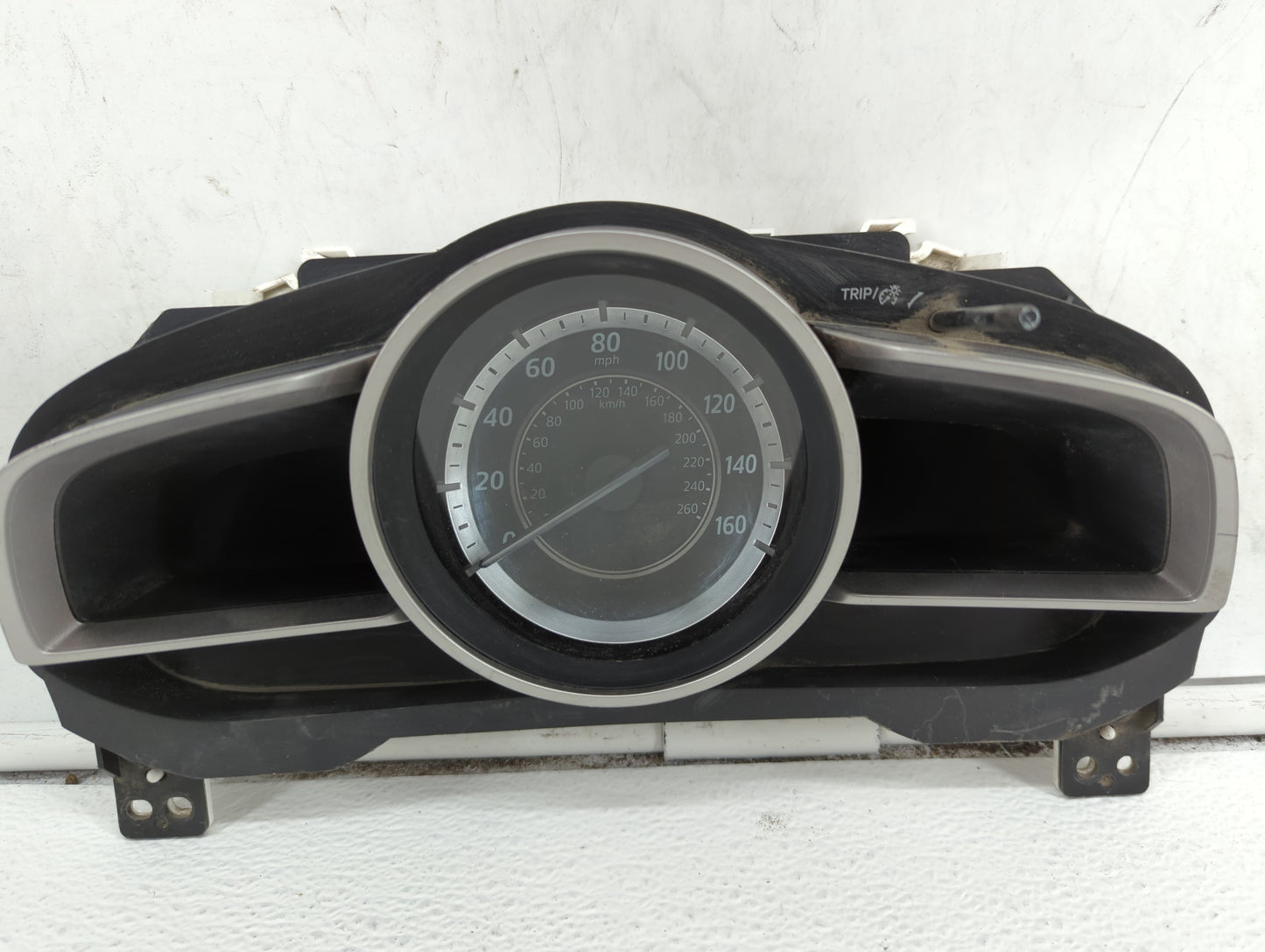2014 Mazda 3 Instrument Cluster Speedometer Gauges P/N:BJS7 55 430 HABHN1F, CBJS9D, HABHN1B Fits OEM Used Auto Parts - Oemus