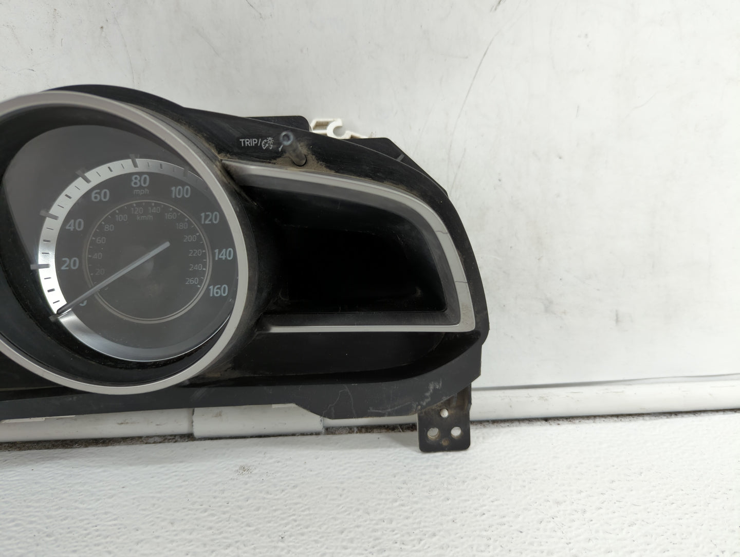 2014 Mazda 3 Instrument Cluster Speedometer Gauges P/N:BJS7 55 430 HABHN1F, CBJS9D, HABHN1B Fits OEM Used Auto Parts - Oemus