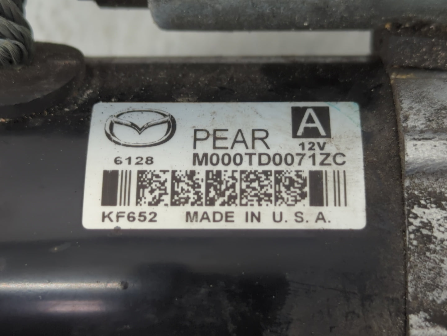 2012-2022 Mazda 3 Car Starter Motor Solenoid OEM P/N:M000TD0071ZC Fits Fits 2012 2013 2014 2015 2016 2017 2018 2019 2020 202