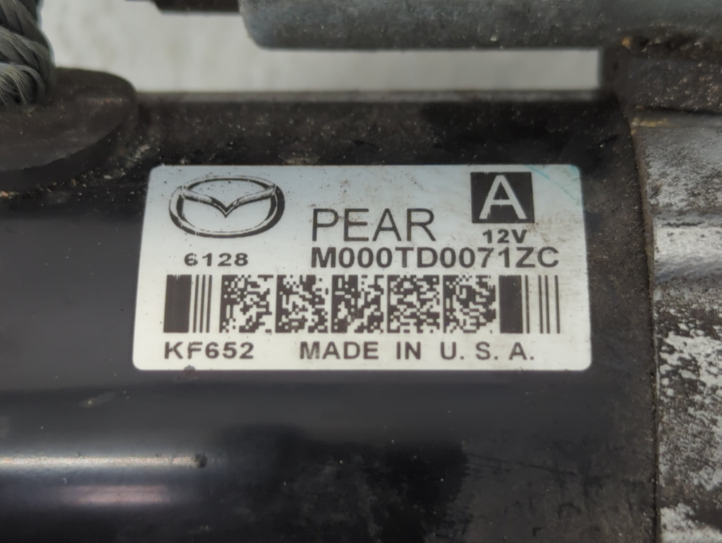 2012-2022 Mazda 3 Car Starter Motor Solenoid OEM P/N:M000TD0071ZC Fits Fits 2012 2013 2014 2015 2016 2017 2018 2019 2020 202