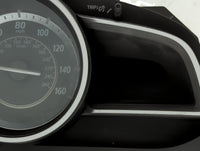 2014-2016 Mazda 3 Instrument Cluster Speedometer Gauges P/N:0129185 Fits Fits 2014 2015 2016 OEM Used Auto Parts - Oemusedau