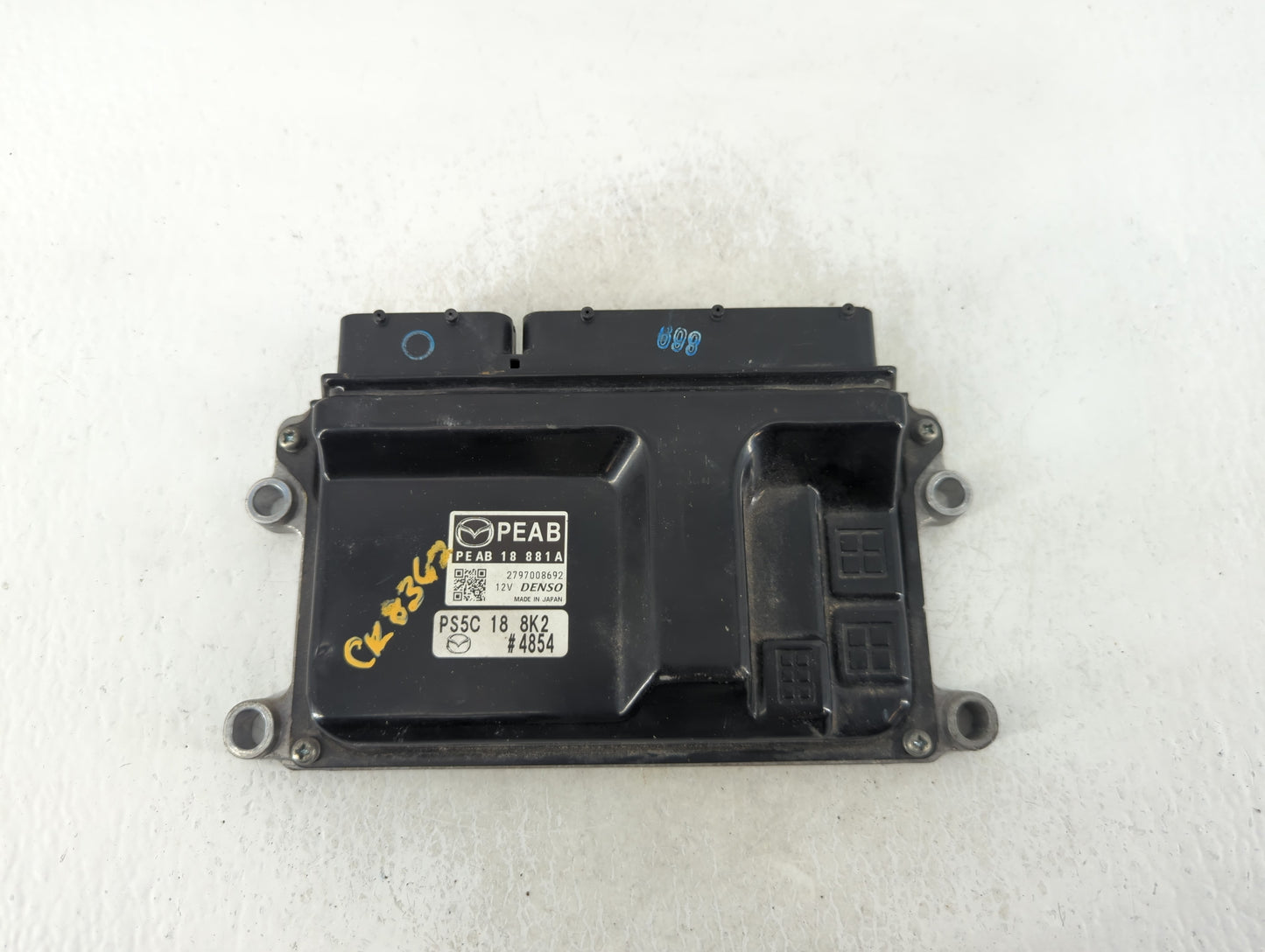 2014-2016 Mazda 3 PCM Engine Control Computer ECU ECM PCU OEM P/N:PEAB 18 1881 A Fits Fits 2014 2015 2016 OEM Used Auto Part