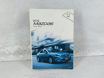2016 Mazda 6 Owners Manual Book Guide P/N:9999-95-078C-16 OEM Used Auto Parts - Oemusedautoparts1.com