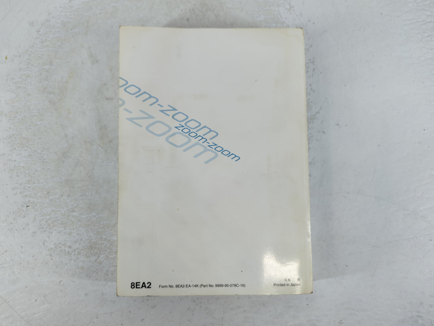 2016 Mazda 6 Owners Manual Book Guide P/N:9999-95-078C-16 OEM Used Auto Parts - Oemusedautoparts1.com
