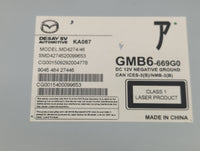 2016-2017 Mazda 6 Radio AM FM Cd Player Receiver Replacement P/N:9045 484 27446 Fits Fits 2016 2017 OEM Used Auto Parts - Oe