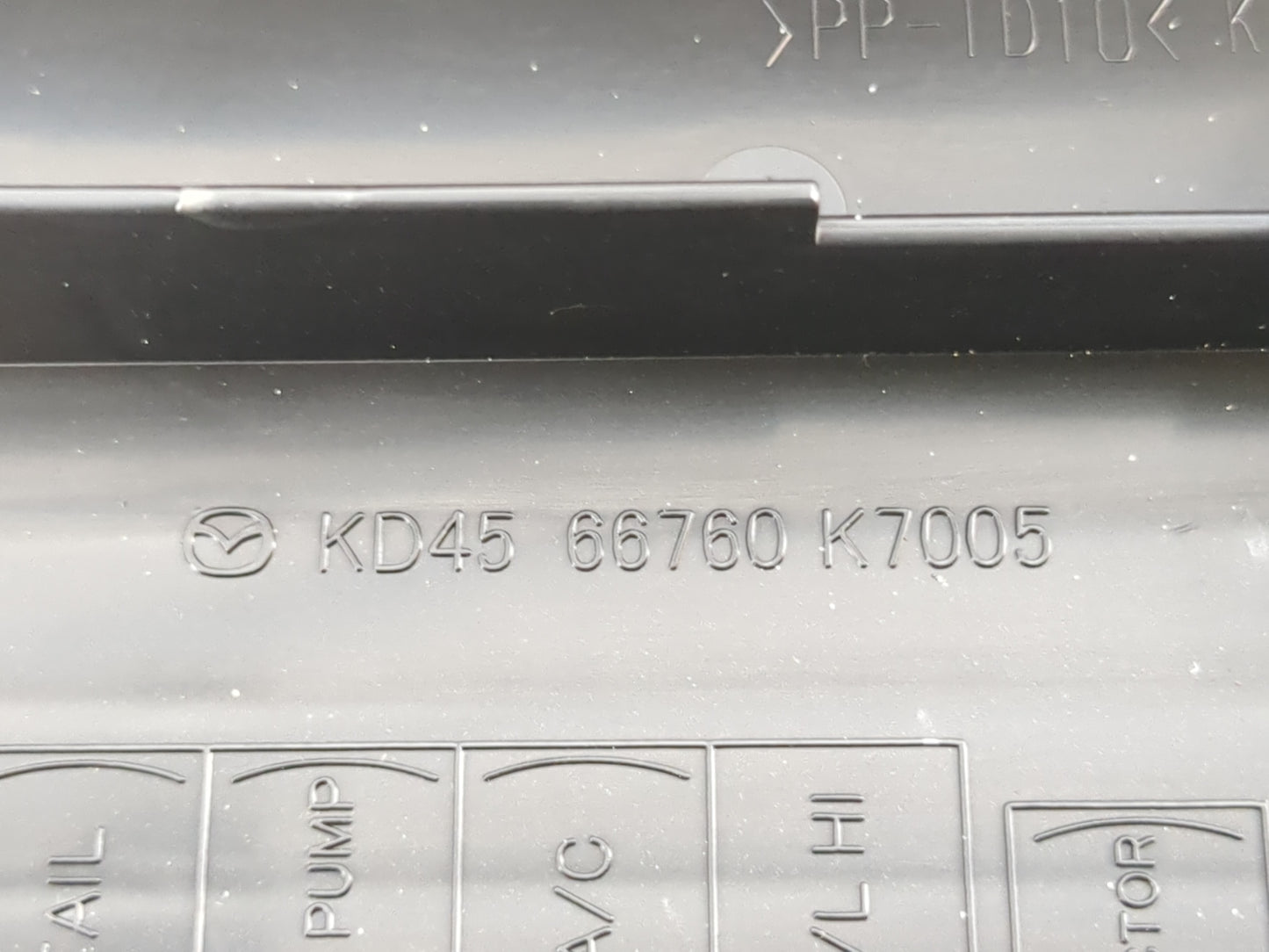 2014-2016 Mazda 6 Fusebox Fuse Box Panel Relay Module P/N:F005 V0 1711 G46C-675X0 A Fits Fits 2014 2015 2016 OEM Used Auto P