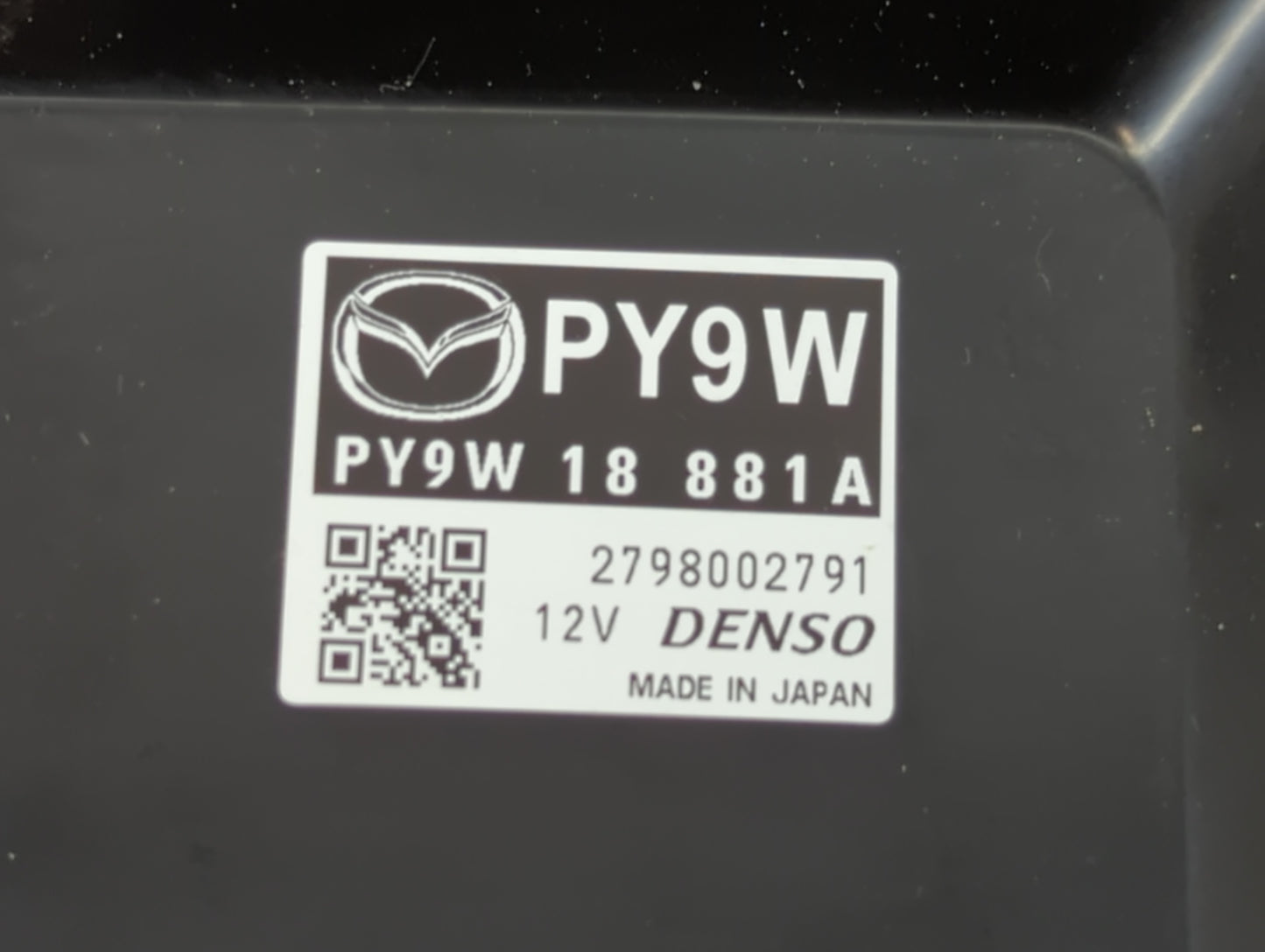 2014-2016 Mazda 6 PCM Engine Control Computer ECU ECM PCU OEM P/N:PYAE 18 8K2B PY9W 18 881 Fits Fits 2014 2015 2016 OEM Used