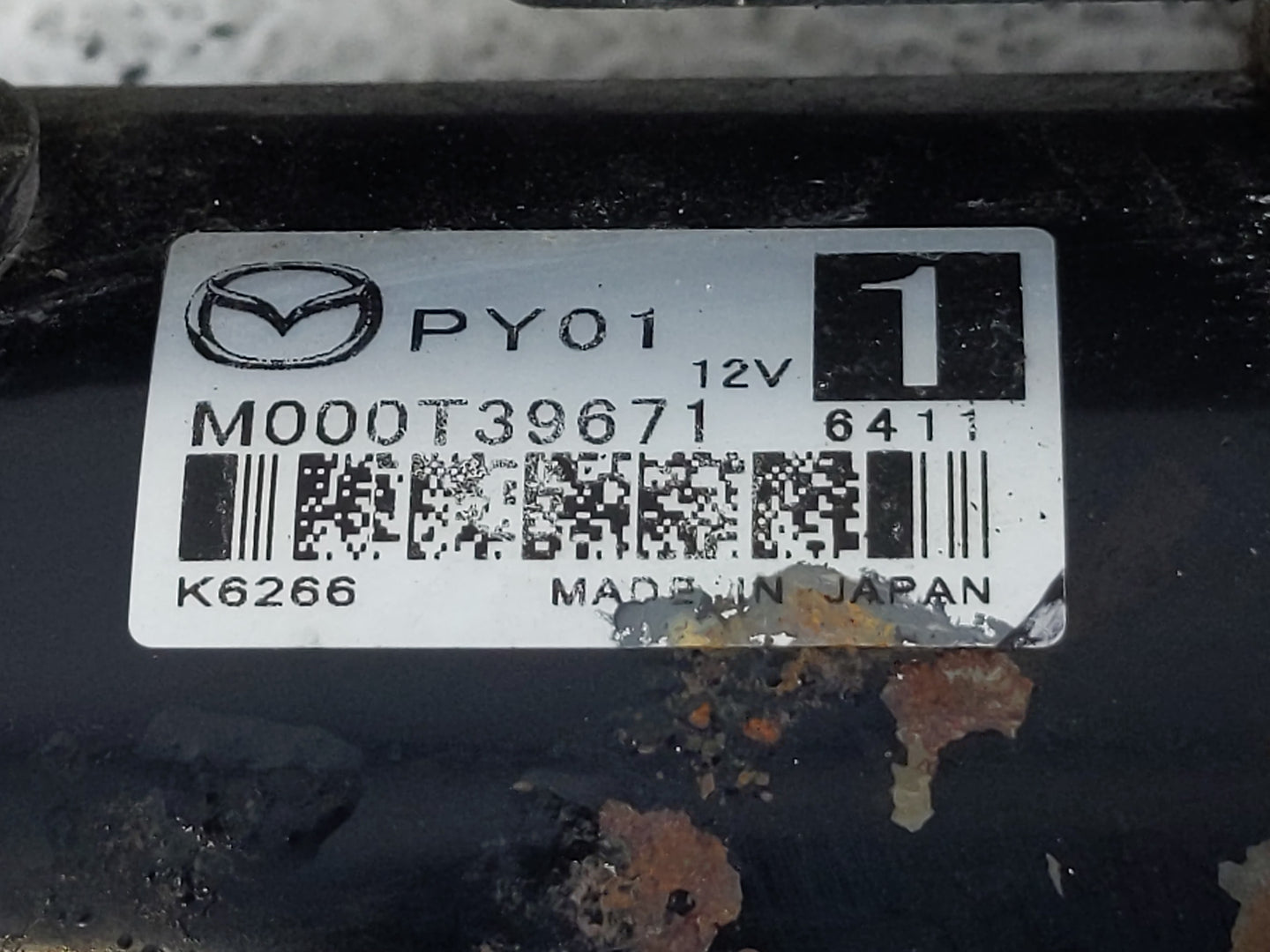 2014-2021 Mazda 6 Car Starter Motor Solenoid OEM P/N:M000T39671 Fits Fits 2014 2015 2016 2017 2018 2019 2020 2021 2022 OEM U