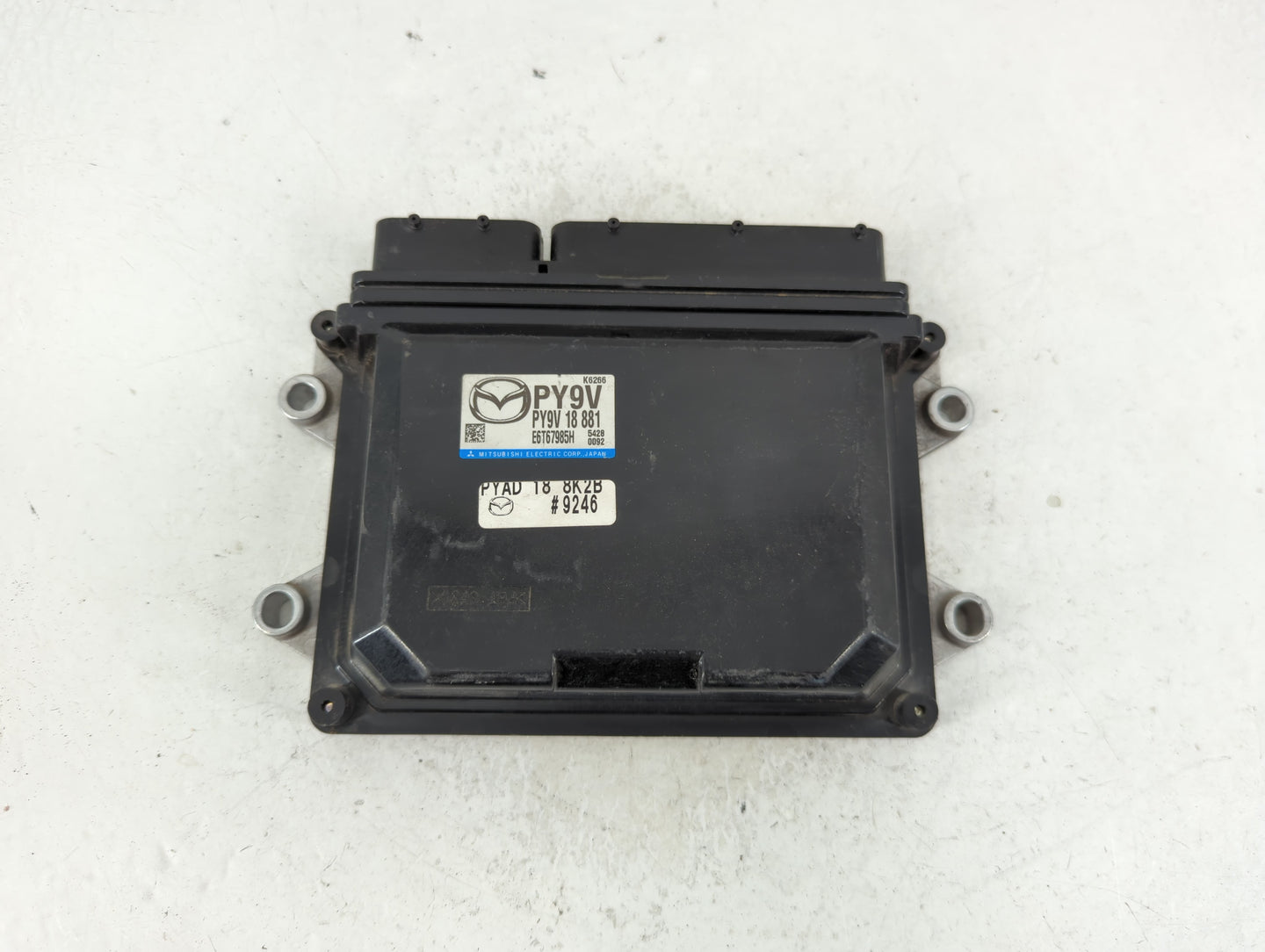 2016-2017 Mazda 6 PCM Engine Control Computer ECU ECM PCU OEM P/N:PY9V 18 881 Fits Fits 2016 2017 2018 OEM Used Auto Parts -