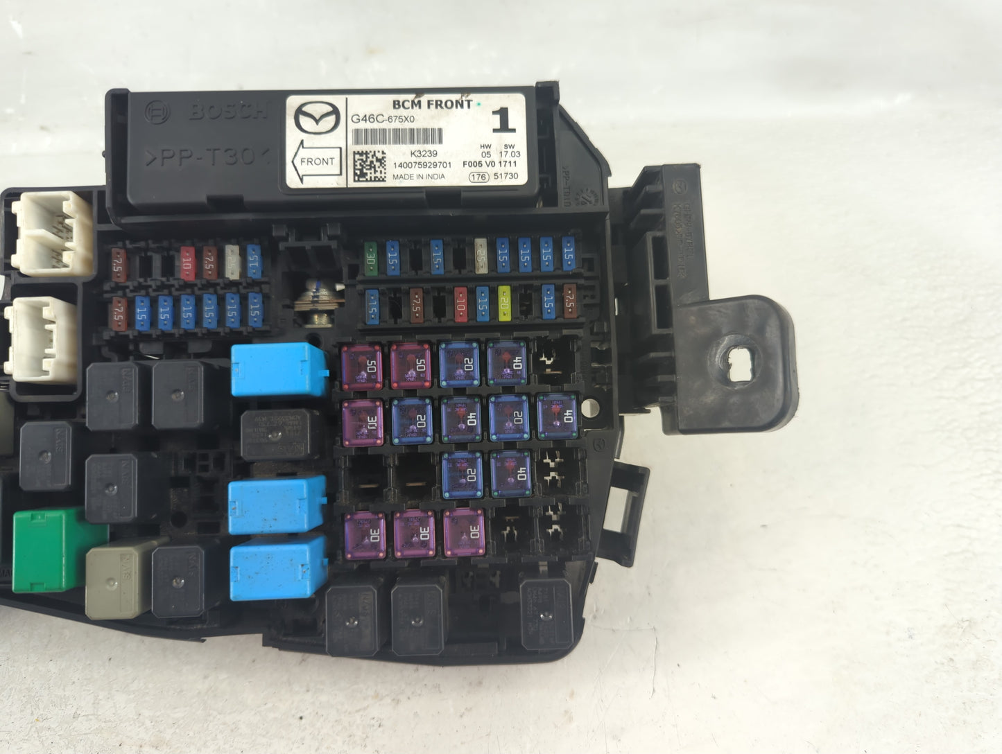 2014-2016 Mazda 6 Fusebox Fuse Box Panel Relay Module P/N:KD45 66760 K7005 Fits Fits 2014 2015 2016 OEM Used Auto Parts - Oe