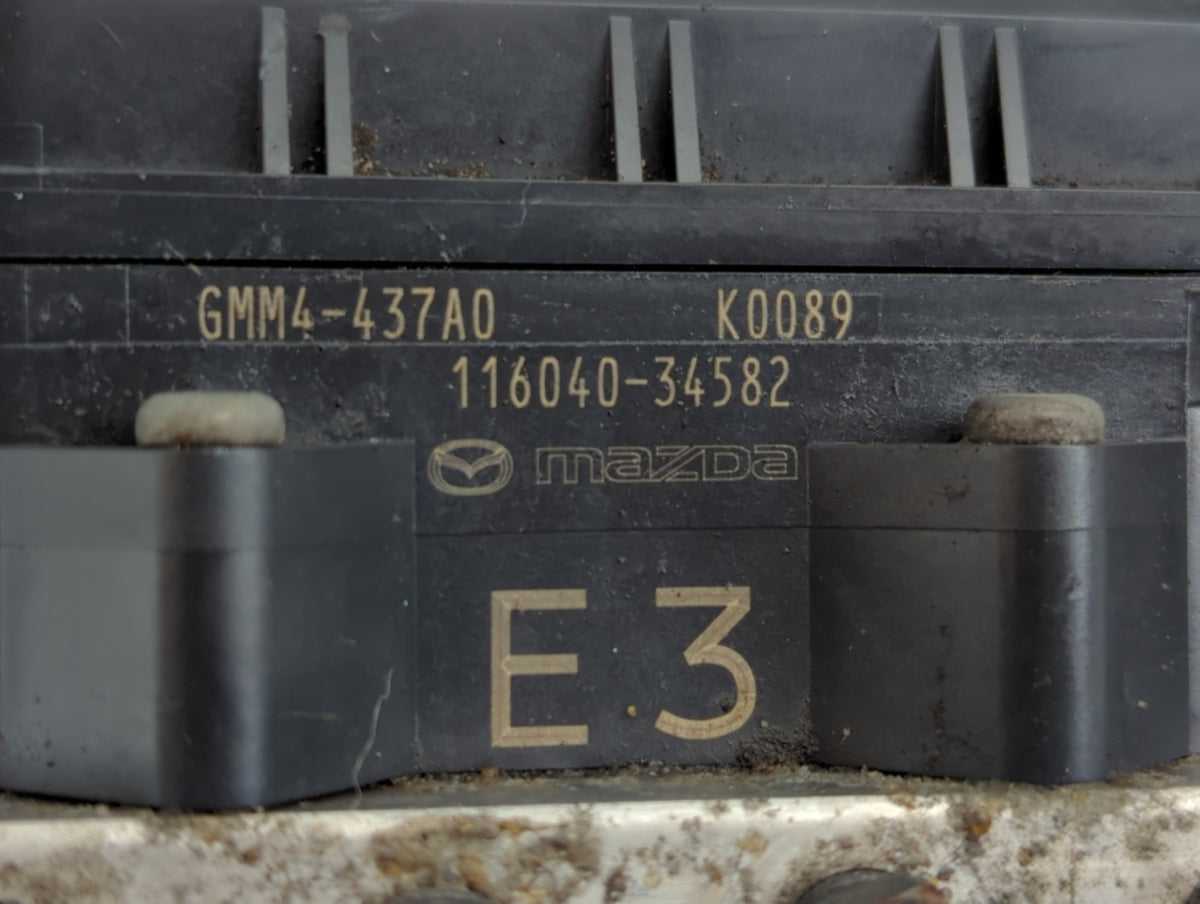 2016 Mazda 6 Anti-Lock Brake ABS Pump Module Actuator OEM P/N:116040-34582 Fits OEM Used Auto Parts - Oemusedautoparts1.com