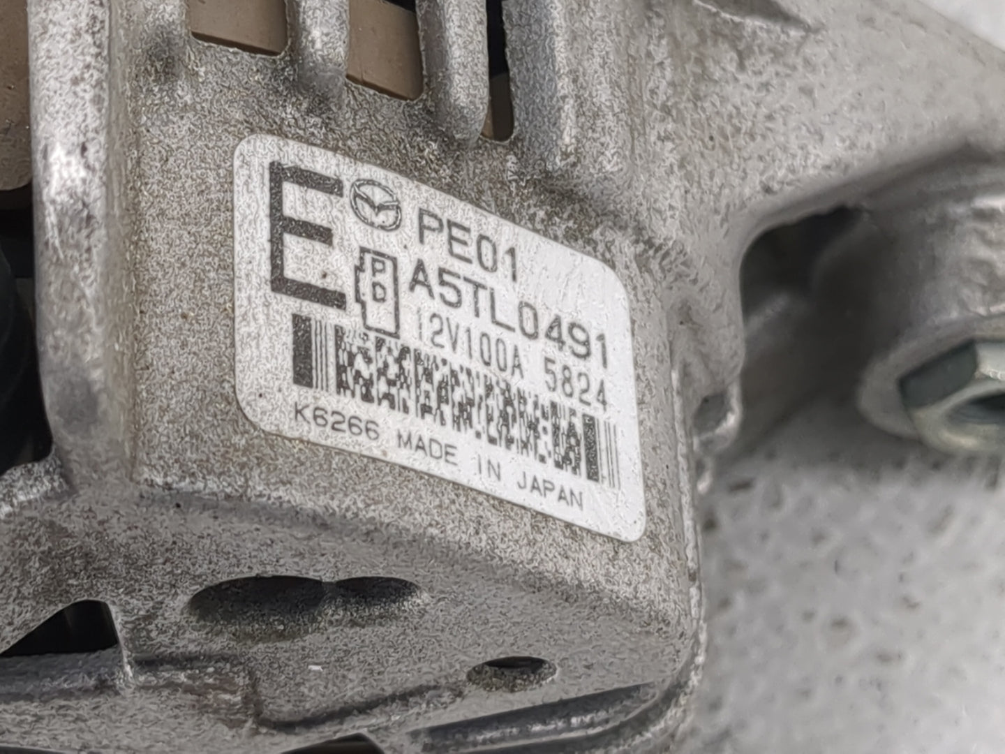 2014-2016 Mazda 6 Alternator Replacement Generator Charging Assembly Engine OEM P/N:A5TL0491 Fits Fits 2013 2014 2015 2016 2