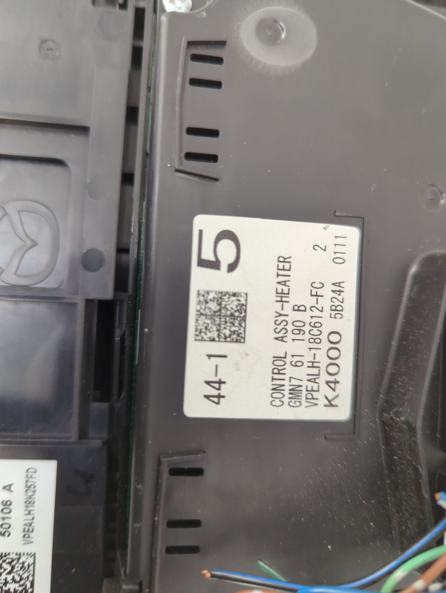 2016 Mazda 6 Climate Control Module Temperature AC/Heater Replacement P/N:GMN7 61 190 B Fits OEM Used Auto Parts - Oemusedau