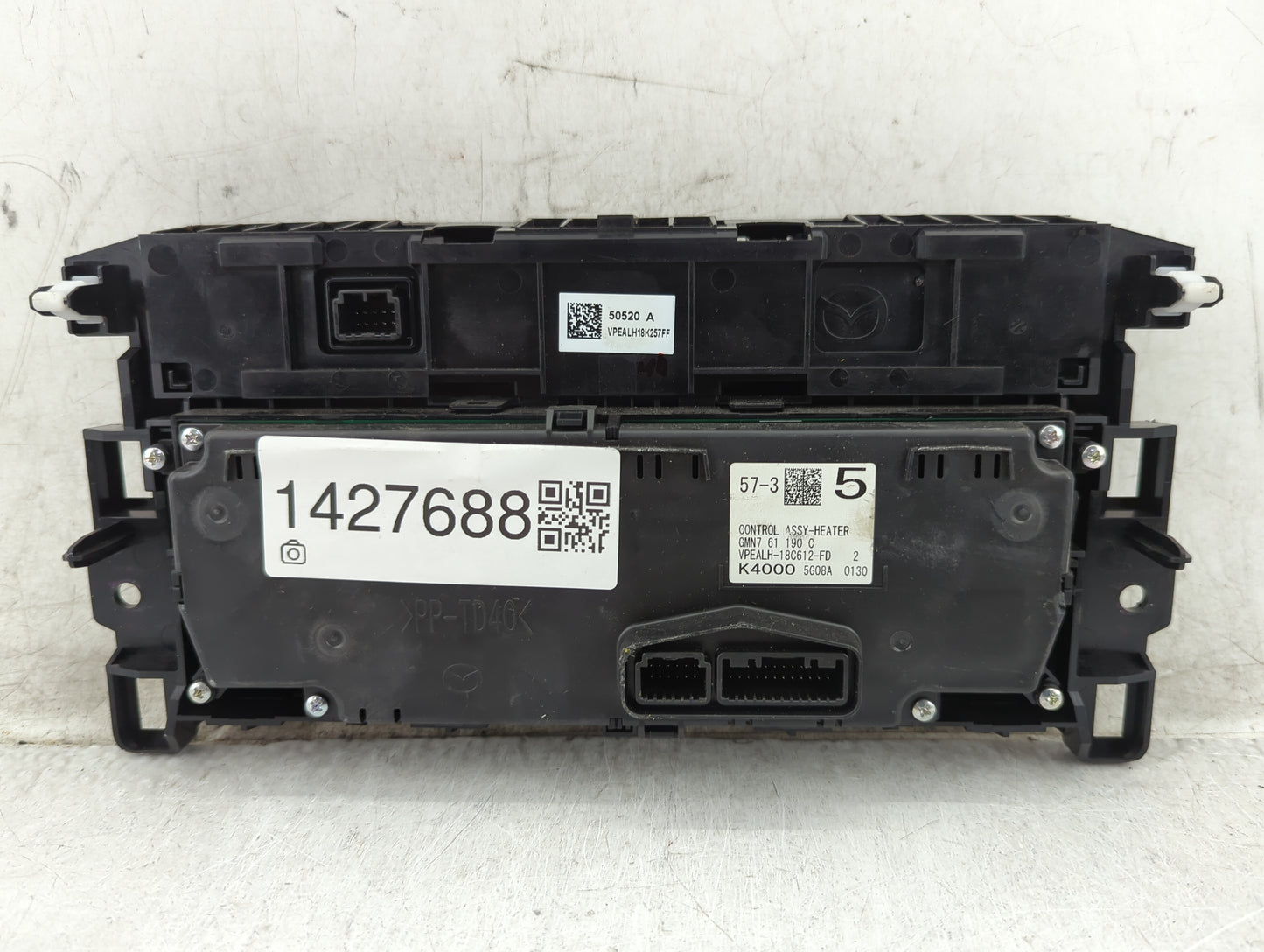 2016 Mazda 6 Climate Control Module Temperature AC/Heater Replacement Fits OEM Used Auto Parts - Oemusedautoparts1.com