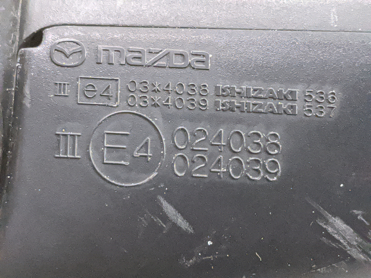 2014-2016 Mazda 6 Driver Side View Mirror - Left Door Mirror OEM Used - Oemusedautoparts1.com