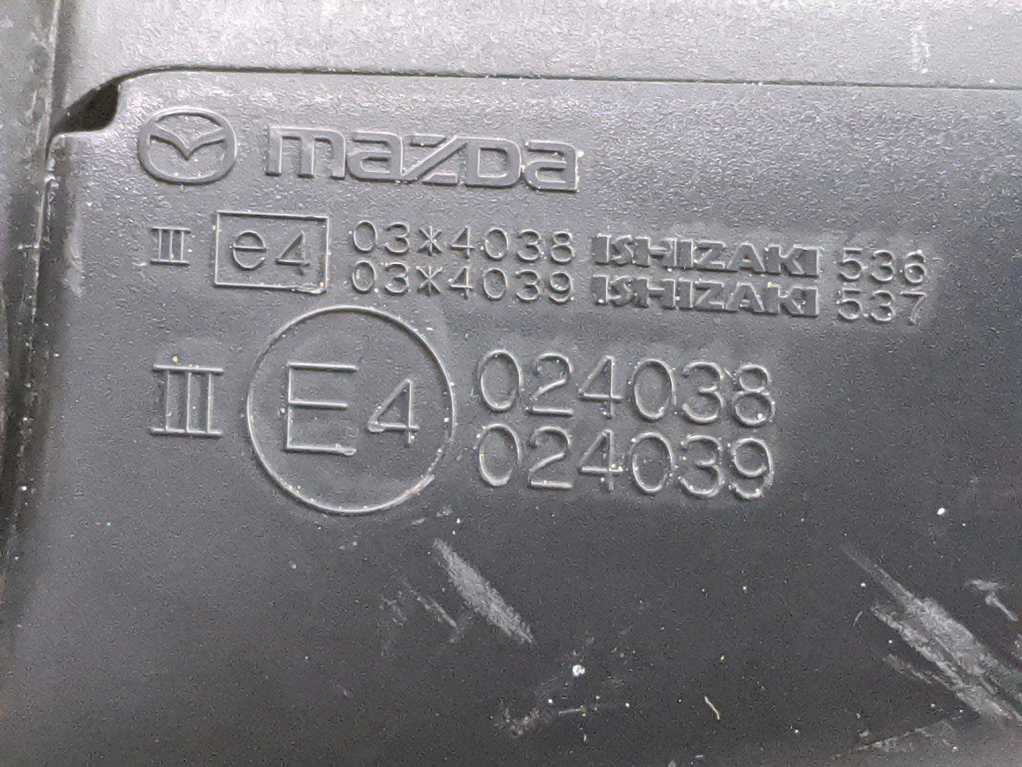 2014-2016 Mazda 6 Driver Side View Mirror - Left Door Mirror OEM Used - Oemusedautoparts1.com